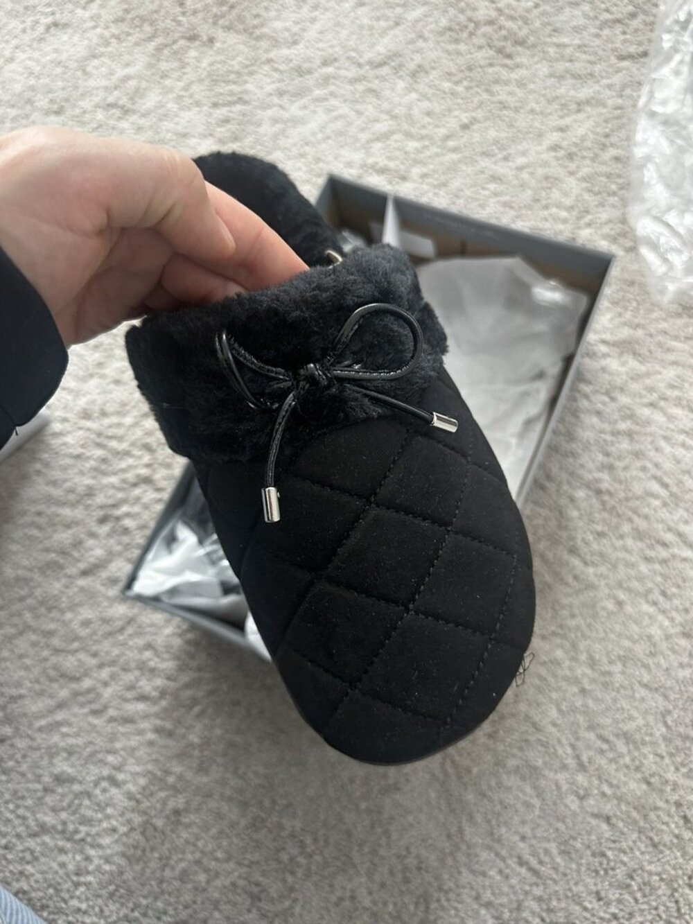 Vionic Pleasant Black Slippers Women’s 8 Medium New in Box - Orthopedic Slippers